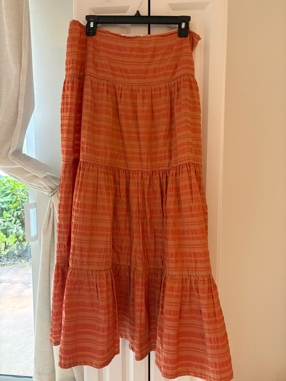 Collette Dinnigan Striped Maxi Skirt